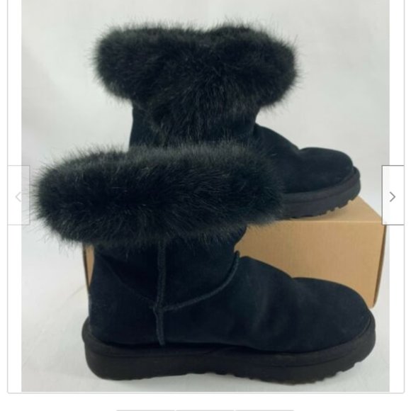 UGG Cathie Genuine Sheepskin Lined Short Boots - Picture 1 of 3